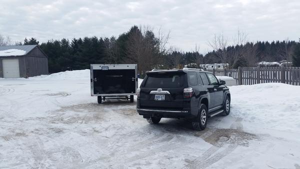 Trip with our sleds