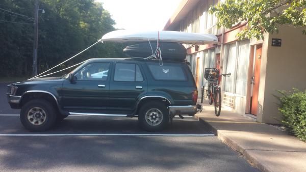 truck kayak bike config