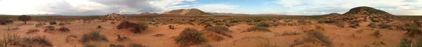 truck panorama | can you find my 4runner? look towards the left... the walk out to take this picture was a b****