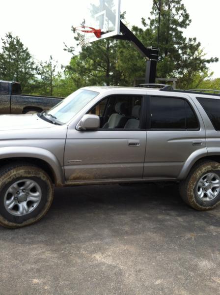 Trying out the 4-wheel drive
