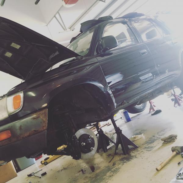 Tundra brake upgrade, thank you hurricane irma :)