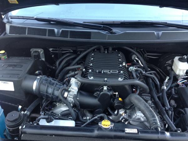 Tundra work truck with the TRD Supercharger...