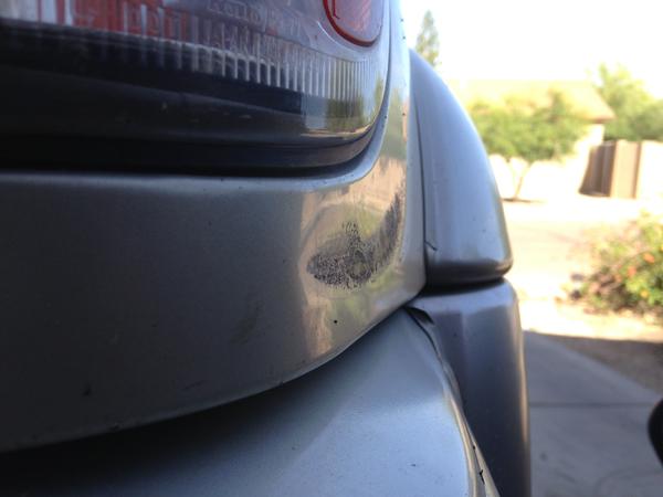 Tuning fork damage.