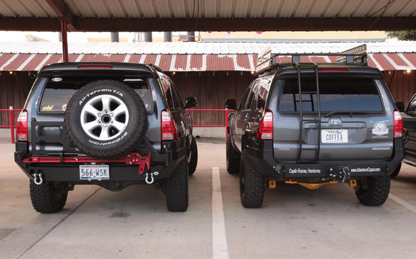 Two CBI rear bumpers...mine is on the left.