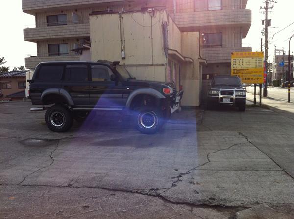 Two Cruisers at the back of my building. The one in the foreground is a Behemoth.