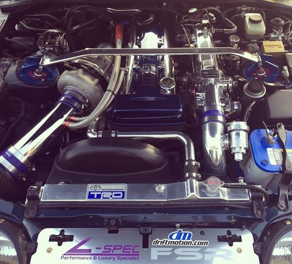 Under the hood of the hubby's Supra