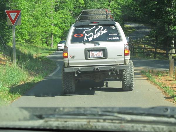 Unfinished custom rear bumper, still need to do sides and swing away tire carrier