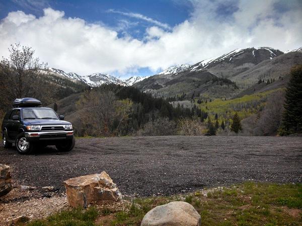 Up in the Wasatch Mountains!