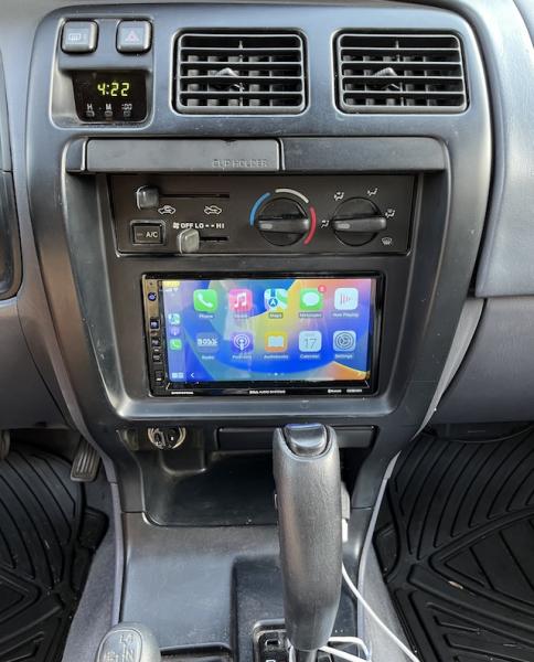 Upgraded  head unit , needed CarPlay.   Don't love vol buttons but getting used to it.  Good enough for me.  Also replaced the power antenna for fixed