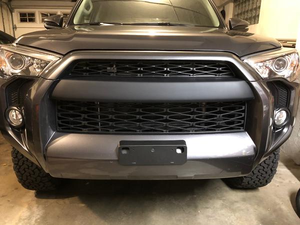 Upper Grille Toyota PN: PZ327-35053
Front Garnish - Trail Standard Offroad Grille Cover
https://trailstandardoffroad.com/product/tso-pro-5th-gen-4runn