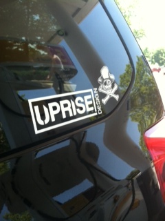 Uprise Design & CC Brewing Stickers