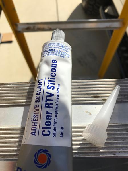 Used RTV clear for added leak prevention