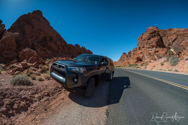 Vegas rental car at Valley of Fire state park