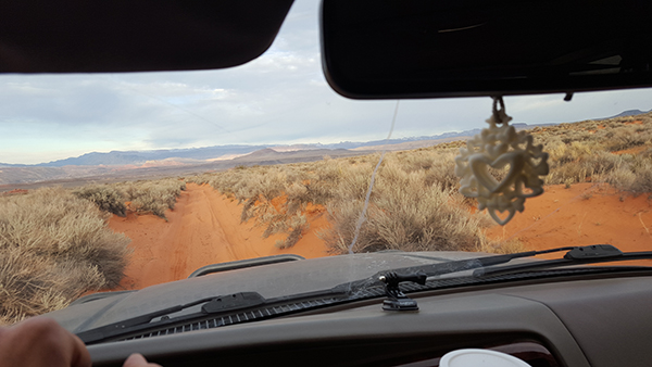 view from the 4runner