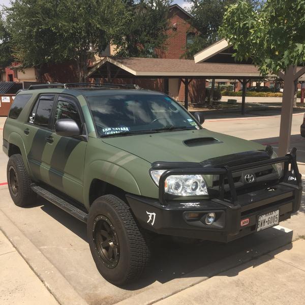Vinyl Wrap installed - front view
