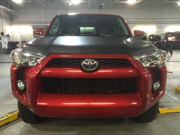 Vinyl Wrapped Hood