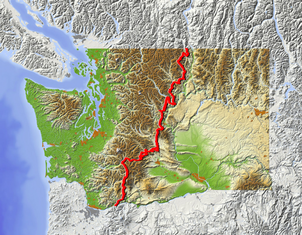 WABDR route, we went South to North
