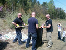 We clean up the trails we ride on!!! You should also!!!