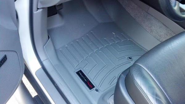 WeatherTech mats installed