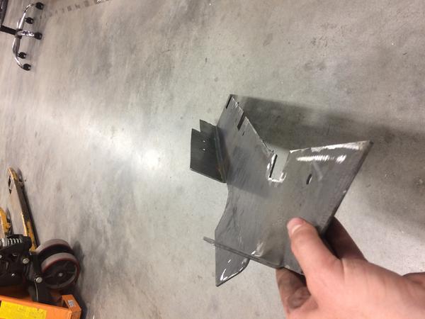 whack it with a hammer until its the shape you want