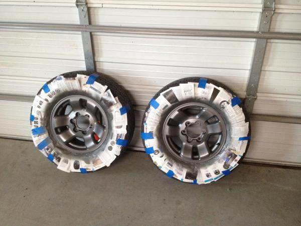 Wheels Painted