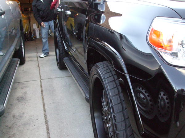 Wheels stick out but I still like the look!