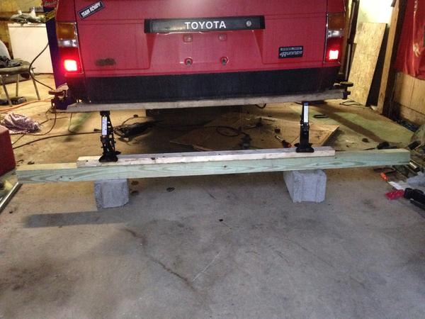 When we cut out the old frame