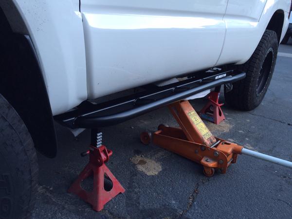 White knuckle Off-road DOM rock sliders.