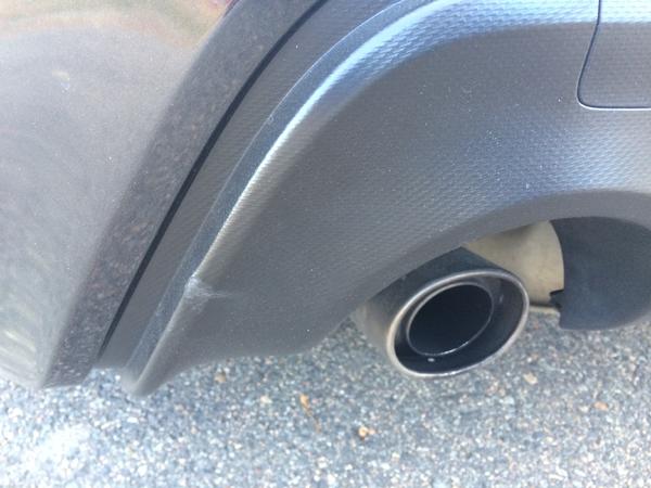Who do I repair damage to a plastic bumper? 1