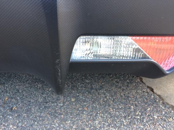 Who do I repair damage to a plastic bumper? 2