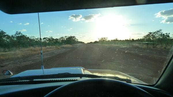 Wide dirt roads to Lawn Hill