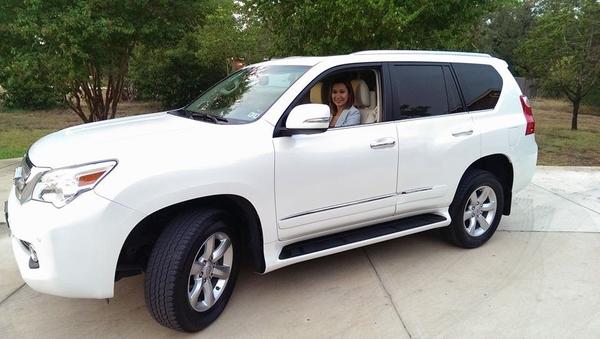 Wife in her new GX460