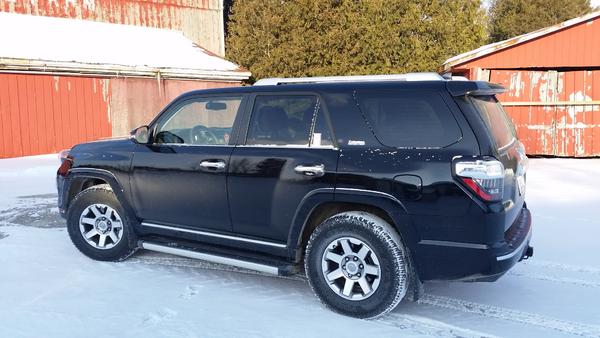 Winter with my new TE rims and Yoko AT tires