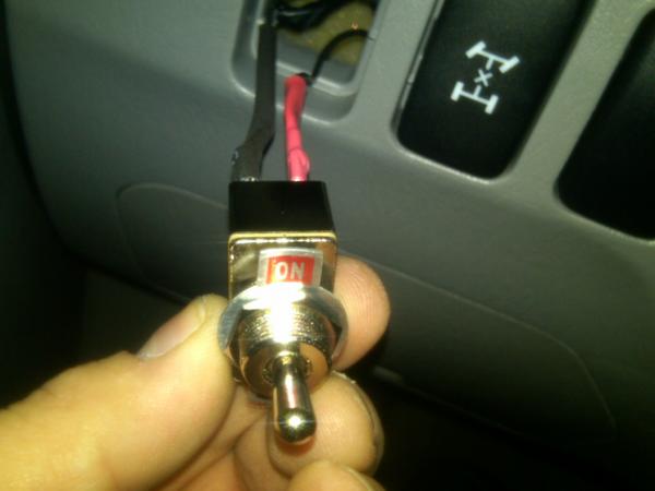 Wire the switch... pretty easy. Use shrink tube to prevent shorting.