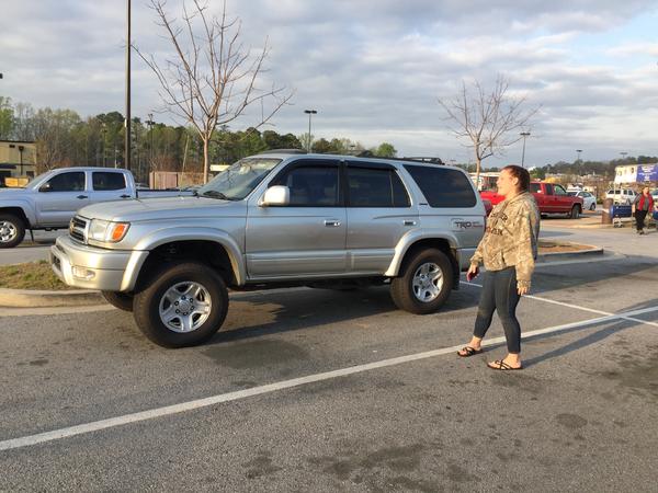 with just my front lift on and my lovely helper