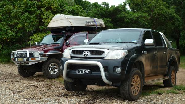 With Steve's Hilux