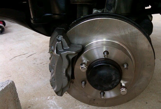 With Tundra 199mm calipers and rotors