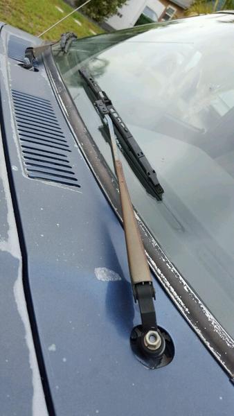 ws wipers have since been replaced but need to clean off rust and paint the arms