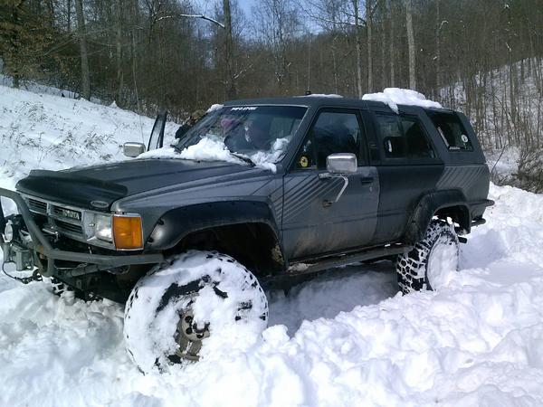 WV got a lot of snow this year. This was my driveway for almost a week.