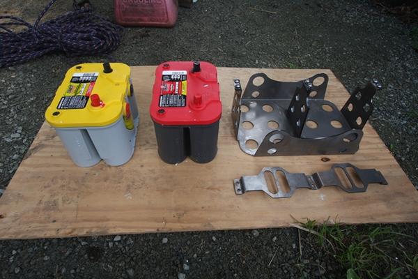 Yellow top, Red top and Battery case