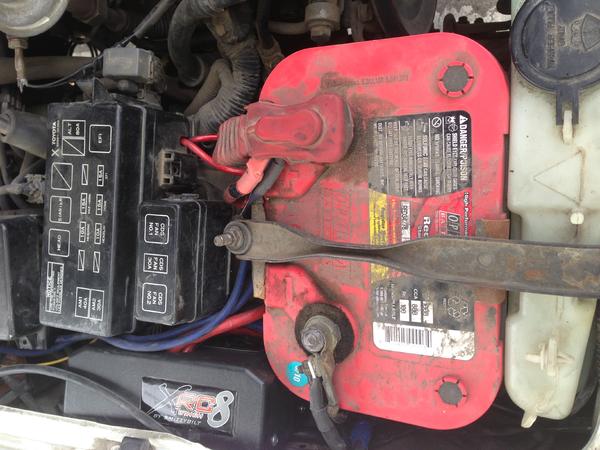 Yes I know dirty batteries are not good.. I'm in the 12V wiring business. Besides I'm ditching the Optmia ASAP! oing for an Interstate 800ccAmp.. Its 