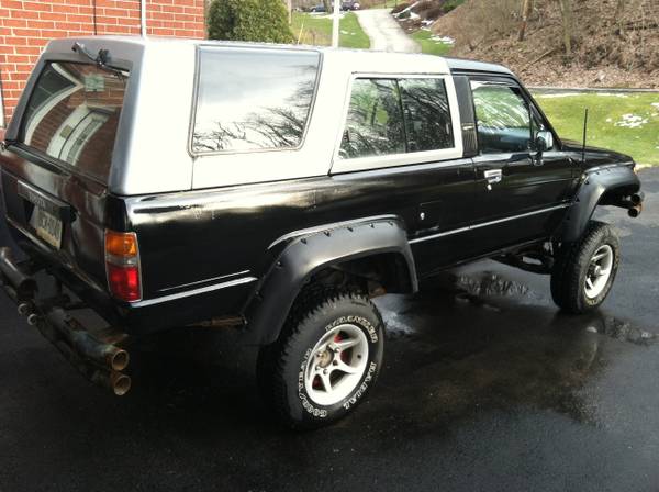 You can really see some of the paint drips on this one, look like bright spots.  I will be stripping the entire truck and going with a drak gray color