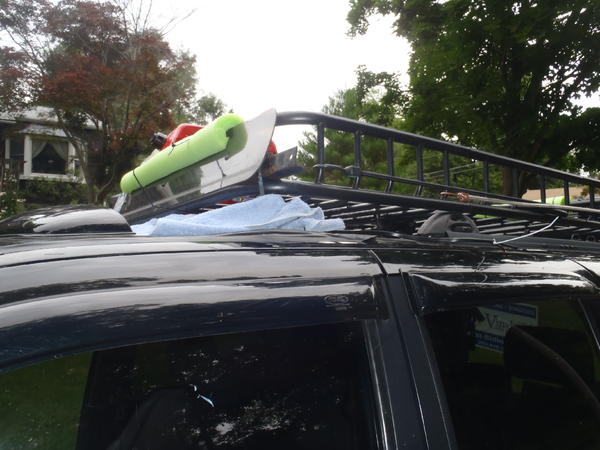 you can see the l bracket the my light bar was mounted to
