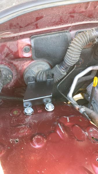 Z bracket that holds the battery tray... needed a few extra spacers to get to fit correctly.
